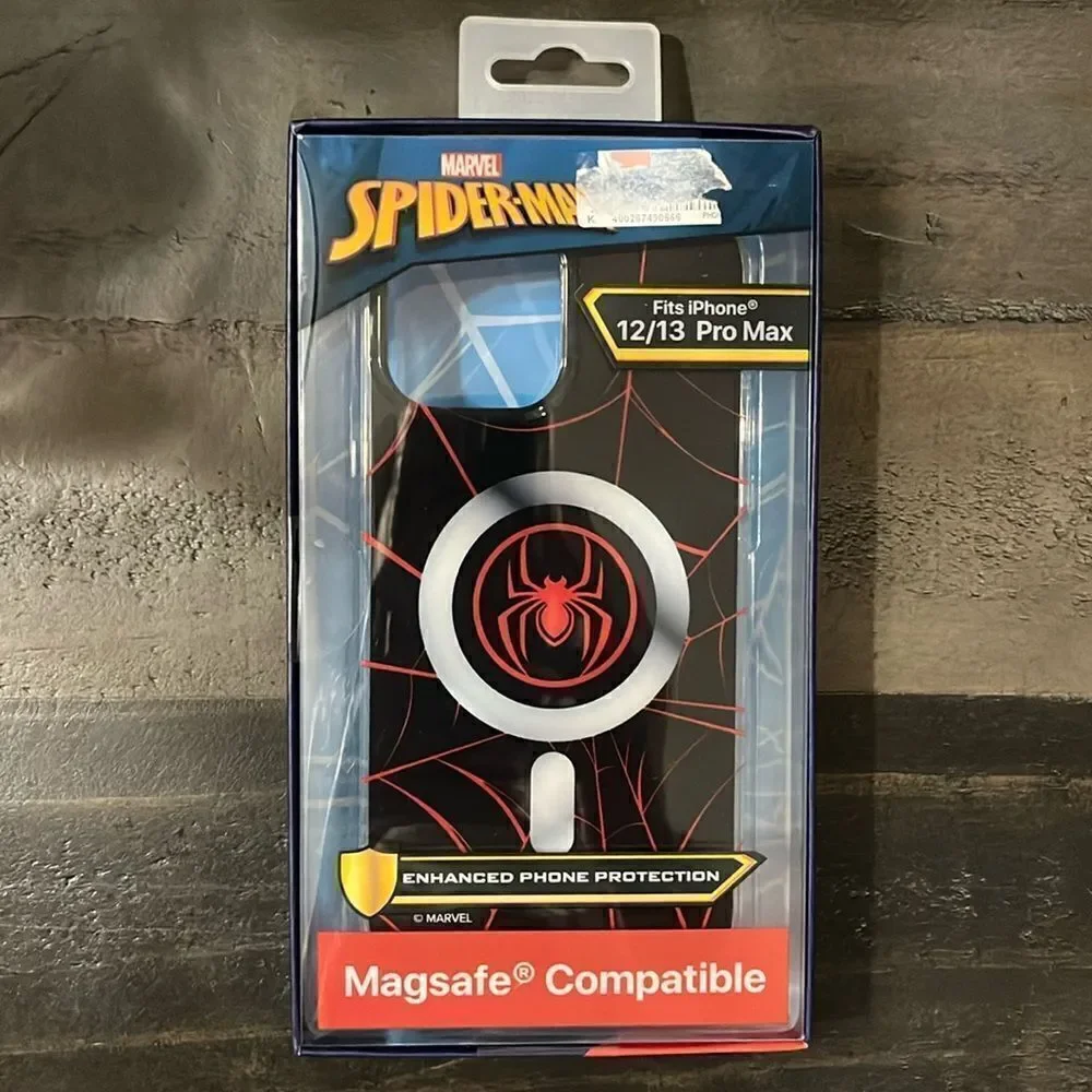 NWT Marble Spider-Man iPhone 12/13 Pro Max case